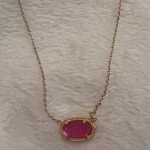 Hot pink Kendra Scott necklace